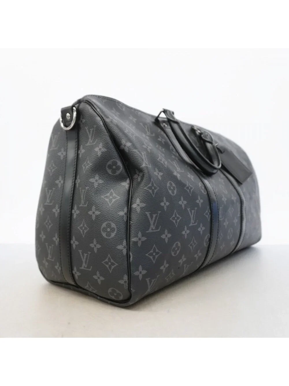 Louis Vuitton Boston Bag Monogram Eclipse Keepall Bandouliere 45 Black